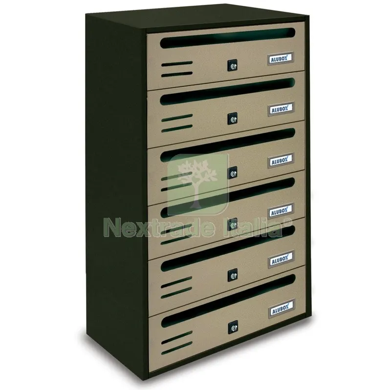 ALUBOX CASSETTA CUBO/R A 6 POSTI SABBIA — Casalinghi e organizzazione — rif. FERX.3748 ALUBOX CASSETTA CUBO/R A 6 POSTI SABBIA — Casalinghi e organizzazione — rif. FERX.3748