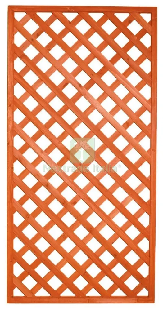 4PZ Pannello Grigliato in Legno CM.90X180H — Griglie e grigliati — rif. FERX.3761 4PZ Pannello Grigliato in Legno CM.90X180H — Griglie e grigliati — rif. FERX.3761