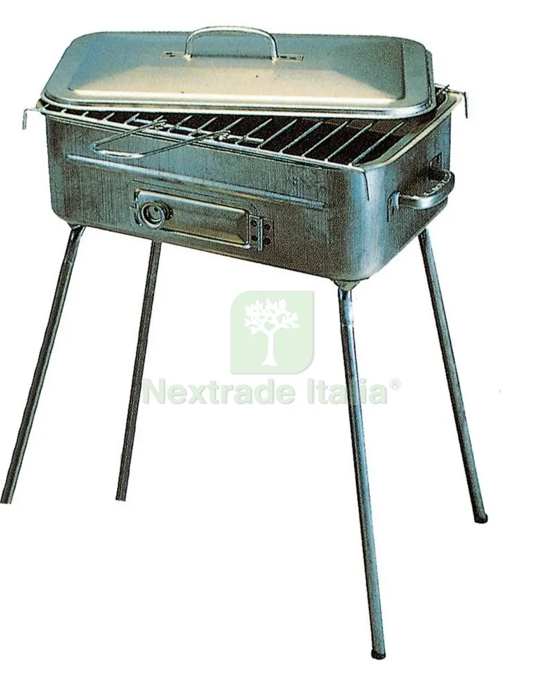 Barbecue "fornacetta" in Lamiera Rettangolare — Tempo libero outdoor — rif. FERX.37722