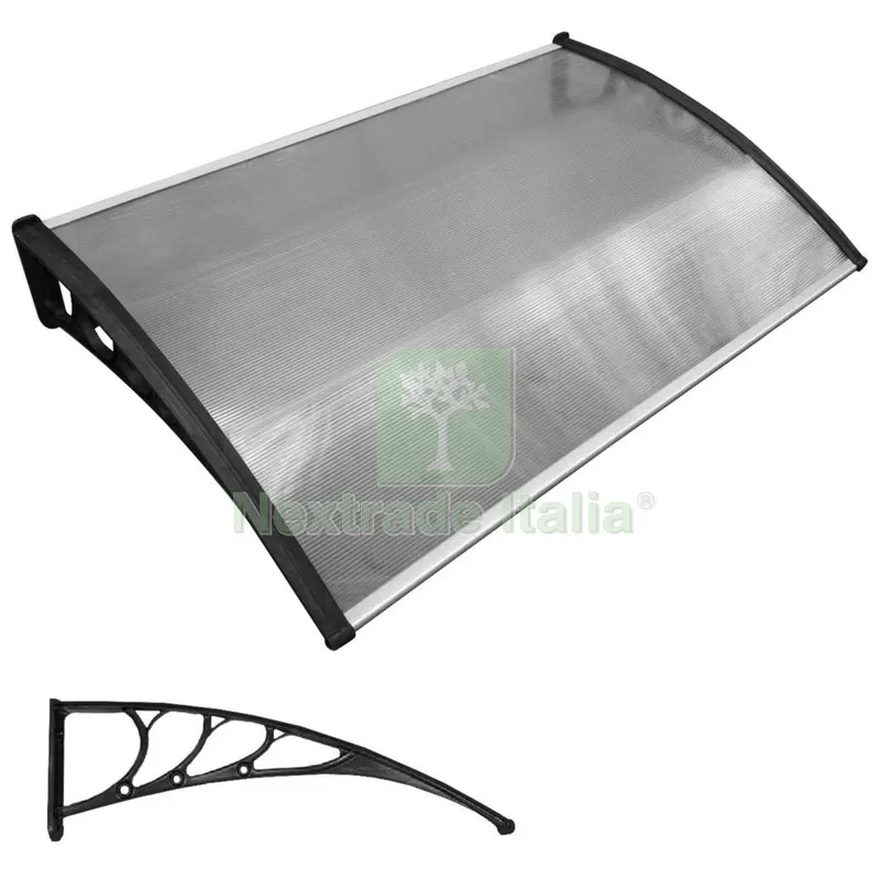 Pensilina Policarbonato Alveolare L120XP100 Opaco — Gazebo e strutture giardino — rif. FERX.3777 Pensilina Policarbonato Alveolare L120XP100 Opaco — Gazebo e strutture giardino — rif. FERX.3777