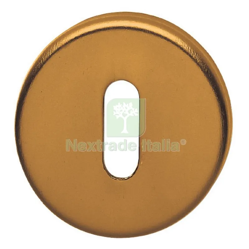 10COPPIE BOCCHETTA ANODIZZATA BRONZO FORO PATENT — Maniglie e pomelli — rif. FERX.37943 10COPPIE BOCCHETTA ANODIZZATA BRONZO FORO PATENT — Maniglie e pomelli — rif. FERX.37943
