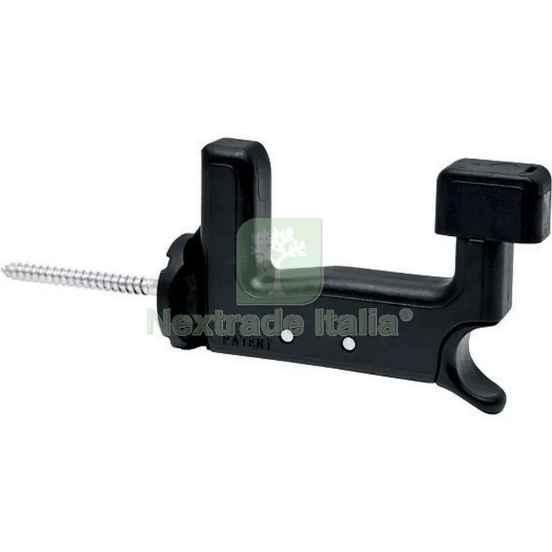 25PZ FERMAIMPOSTE IN PLASTICA GRILLO NERO MM.150 — Funi, golfari e accessori sollevamento — rif. FERX.3811 25PZ FERMAIMPOSTE IN PLASTICA GRILLO NERO MM.150 — Funi, golfari e accessori sollevamento — rif. FERX.3811
