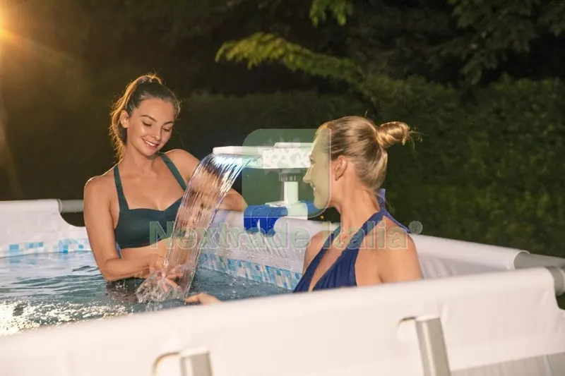 Cascata x Piscina con LED 58619 — Tempo libero outdoor — rif. FERX.38166