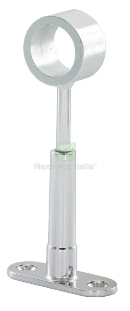 24PZ REGGITUBO CENTRALE REGOLABILE X TUBO TONDO CROMATO MM.18 — Tubi e raccordi — rif. FERX.38738 24PZ REGGITUBO CENTRALE REGOLABILE X TUBO TONDO CROMATO MM.18 — Tubi e raccordi — rif. FERX.38738