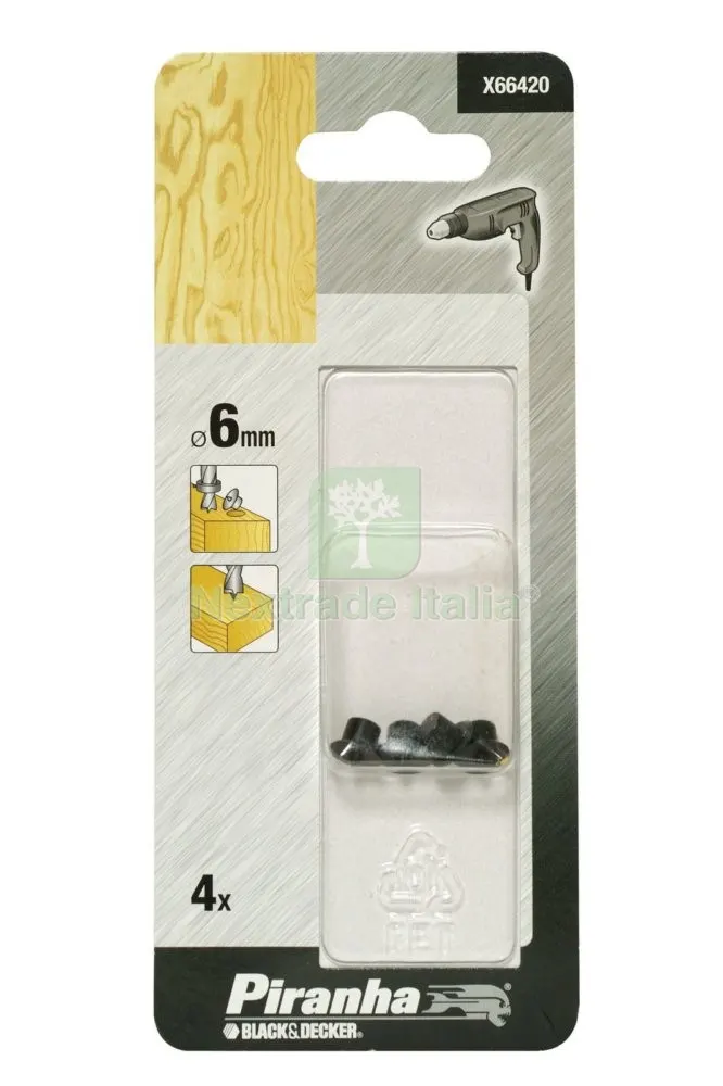 PIRANHA X66420 4 SPINE A CENTRARE MM.6 — Tubi e raccordi — rif. FERX.38774