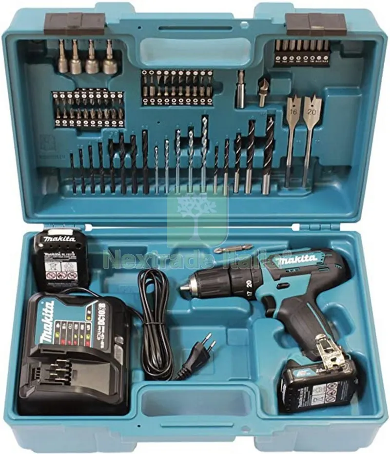 Makita Superkit 12,0VP-2AH-LI HP333DSAX1 2BATTERIE — Marchi utensili elettrici — rif. FERX.38846 Makita Superkit 12,0VP-2AH-LI HP333DSAX1 2BATTERIE — Marchi utensili elettrici — rif. FERX.38846
