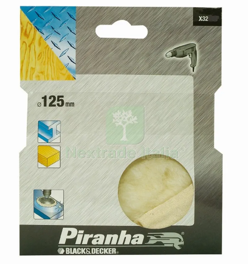 PIRANHA X32430 TAMPONE LUCIDATORE DIAMETRO 125 — Tubi e raccordi — rif. FERX.38851 PIRANHA X32430 TAMPONE LUCIDATORE DIAMETRO 125 — Tubi e raccordi — rif. FERX.38851