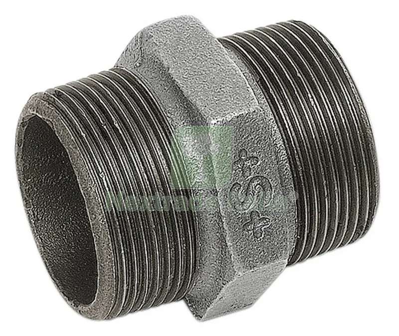 10PZ VITE DOPPIA GHISA ZINCATA GR.3/8 FIGURA 280 — Tubi e raccordi — rif. FERX.3908 10PZ VITE DOPPIA GHISA ZINCATA GR.3/8 FIGURA 280 — Tubi e raccordi — rif. FERX.3908