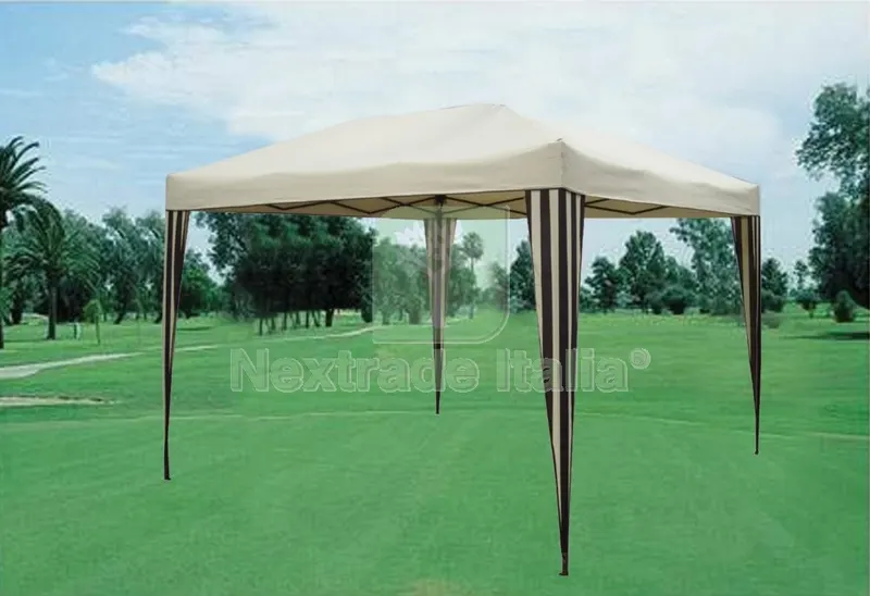 Gazebo "rapid" Ripieghevole MT.3X3 Ecru' — Gazebo e strutture giardino — rif. FERX.39105 Gazebo "rapid" Ripieghevole MT.3X3 Ecru' — Gazebo e strutture giardino — rif. FERX.39105