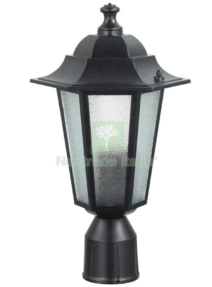 6PZ Lanterna Berlino 'piccola' per Palo Nera — Illuminazione — rif. FERX.39163 6PZ Lanterna Berlino 'piccola' per Palo Nera — Illuminazione — rif. FERX.39163