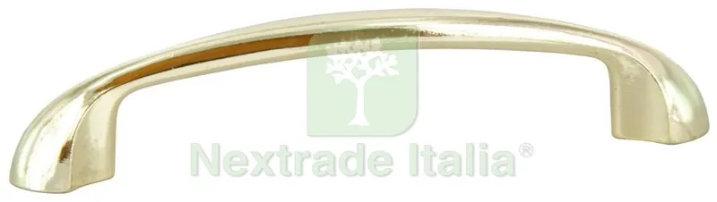 25PZ Cafim Maniglia ART. M2429.013 Oro Lucido Interasse Fori 128 MM — Maniglie e pomelli — rif. FERX.39336 25PZ Cafim Maniglia ART. M2429.013 Oro Lucido Interasse Fori 128 MM — Maniglie e pomelli — rif. FERX.39336