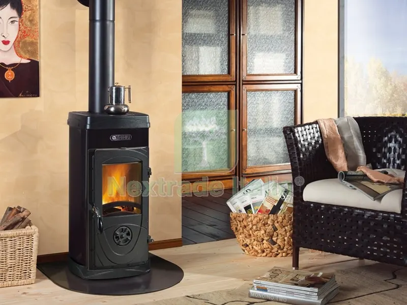 Stufa a Fuoco Continuo Super Max Nera — Pompe — rif. FERX.39593
