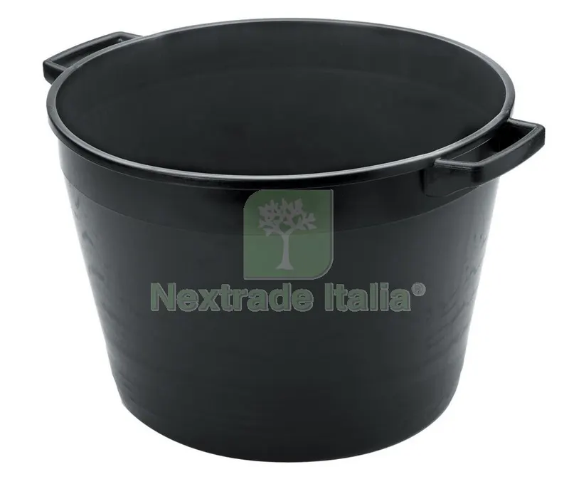 5PZ CASSA TONDA X MACERIE-MISCELAZIONI LT.40 NERA — Utensili muratura — rif. FERX.39640 5PZ CASSA TONDA X MACERIE-MISCELAZIONI LT.40 NERA — Utensili muratura — rif. FERX.39640