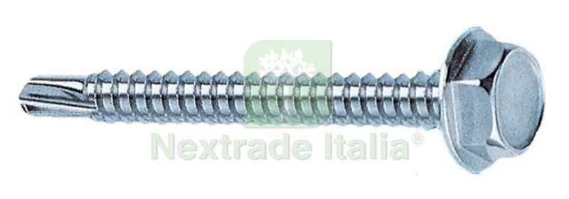 200PZ DRILLEX TESTA ESAGONALE CON COLLARE K8 AUTOPERFORANTE 5,5X50 — Viti — rif. FERX.39713 200PZ DRILLEX TESTA ESAGONALE CON COLLARE K8 AUTOPERFORANTE 5,5X50 — Viti — rif. FERX.39713
