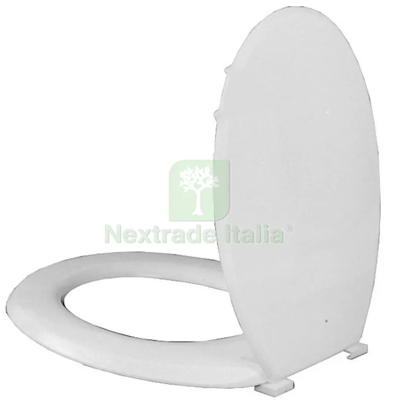 8PZ COPRIVASO TERMOPLASTICO BIANCO SERIE PANTA cm 37x48 — Sanitari e ceramiche — rif. FERX.39858