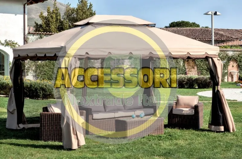 Set 4 Teli Laterali x Gazebo Adventure MT.3x4 — Gazebo e strutture giardino — rif. FERX.39895