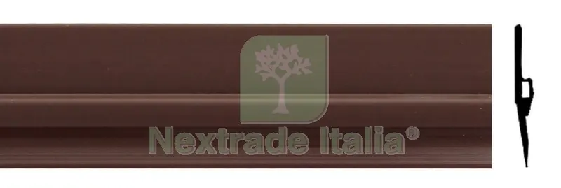 25PZ PARAPORTA RIGIDO CON PINNA IN GOMMA MARRONE — Punte, frese e dischi — rif. FERX.39910