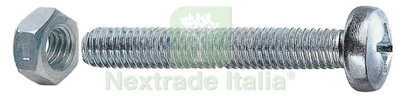 5SCATOLE SC VITI A METALLO TESTA CILINDRICA 3X40 CON DADI (PZ.30) — Serrature e cilindri — rif. FERX.40075 5SCATOLE SC VITI A METALLO TESTA CILINDRICA 3X40 CON DADI (PZ.30) — Serrature e cilindri — rif. FERX.40075