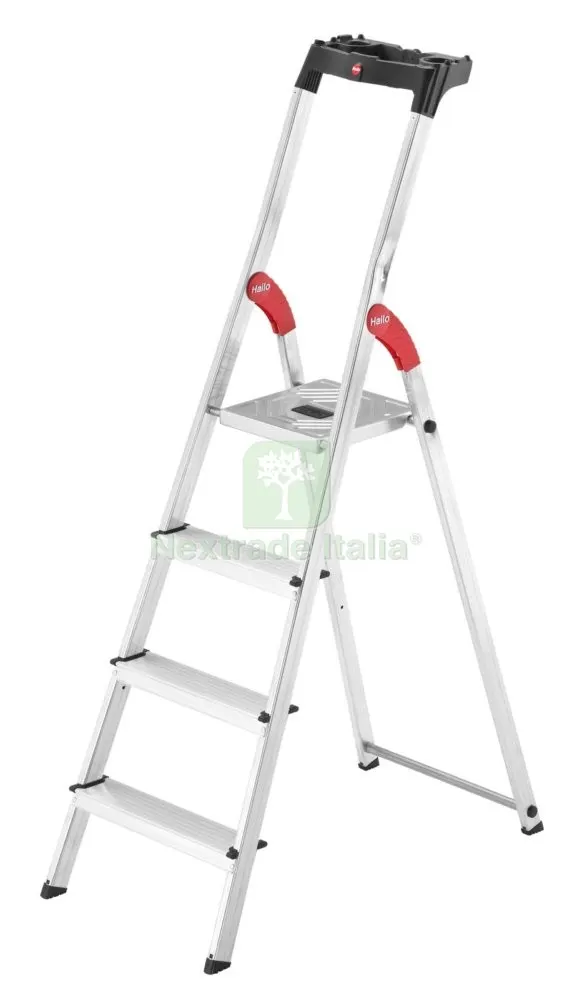 HAILO SCALA ALLUMINIO ART.L60 4 GRADINI — Casalinghi e organizzazione — rif. FERX.40359