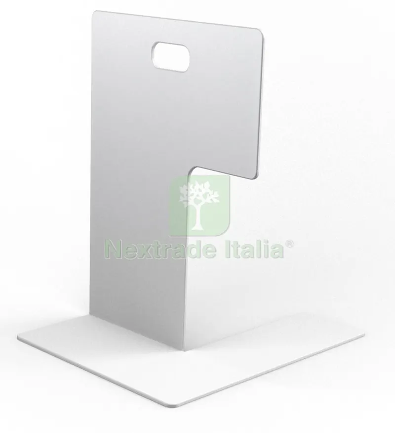 20PZ FERMALIBRO IN METALLO COLORE BIANCO — Casalinghi e organizzazione — rif. FERX.40396