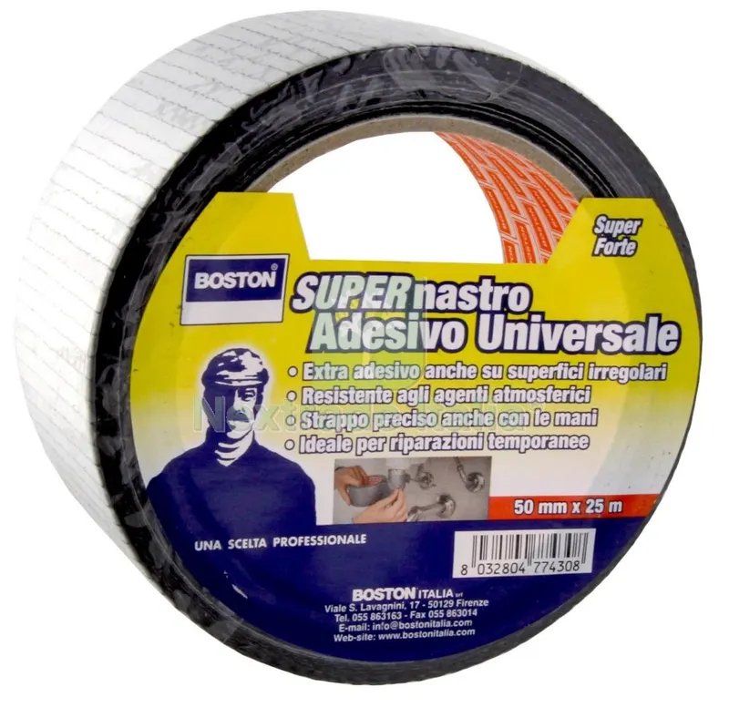 Nastro Americano Extra Forte MM.50X25MT Nero — Nastri e mascherature — rif. FERX.40433 Nastro Americano Extra Forte MM.50X25MT Nero — Nastri e mascherature — rif. FERX.40433