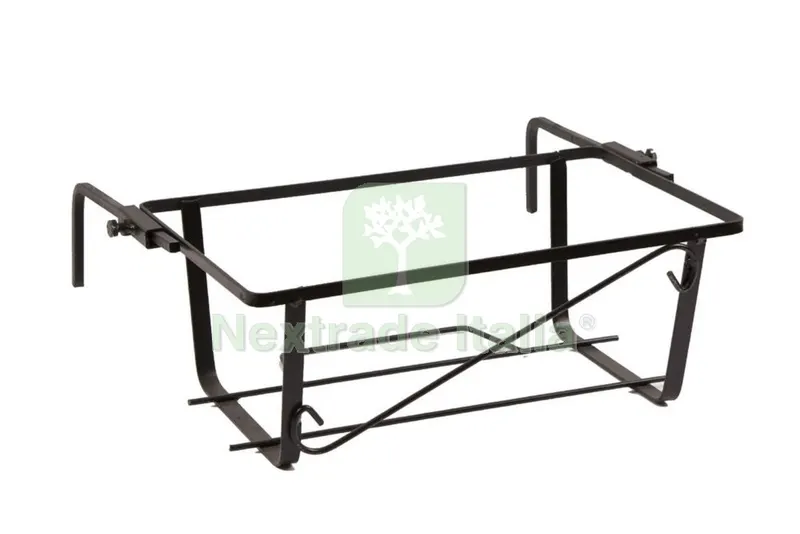 5PZ Fioriera da Balcone Regolabile Tipo Napoli CM.50 — Vasi e fioriere — rif. FERX.40439 5PZ Fioriera da Balcone Regolabile Tipo Napoli CM.50 — Vasi e fioriere — rif. FERX.40439