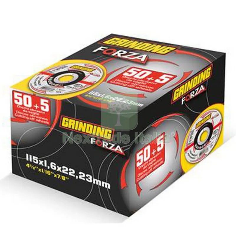 GRINDING FORZA 50+5 DISCHI PER FERRO 115X1,6 — Punte, frese e dischi — rif. FERX.40445