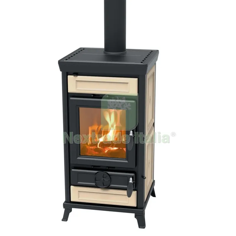 Stufa a Legna Thermorossi Modello Ilaria Beige — Stufe e camini — rif. FERX.40458 Stufa a Legna Thermorossi Modello Ilaria Beige — Stufe e camini — rif. FERX.40458