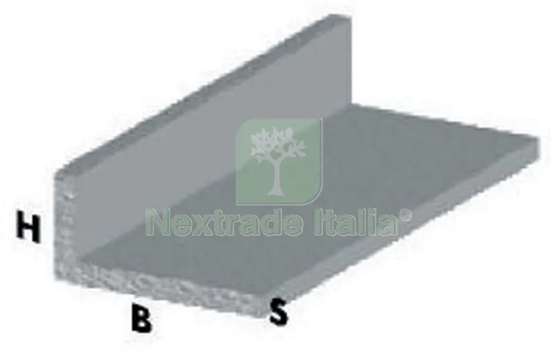 5PZ PROFILO CROMO H.200 cm ELLE 30X15X1 mm — Profili e angolari decorativi — rif. FERX.40614 5PZ PROFILO CROMO H.200 cm ELLE 30X15X1 mm — Profili e angolari decorativi — rif. FERX.40614