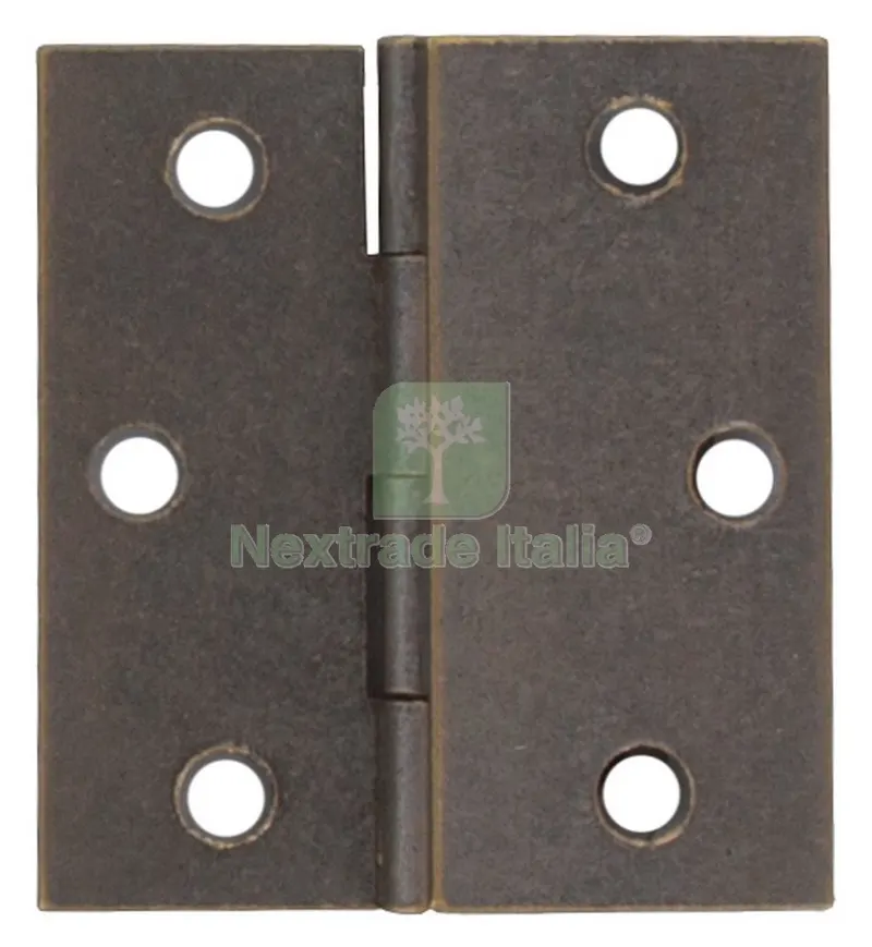 24PZ CERNIERA FRESATA 1/2 COLLO ORO BRONZATO GR.40X35* — Cerniere e cardini — rif. FERX.4090 24PZ CERNIERA FRESATA 1/2 COLLO ORO BRONZATO GR.40X35* — Cerniere e cardini — rif. FERX.4090