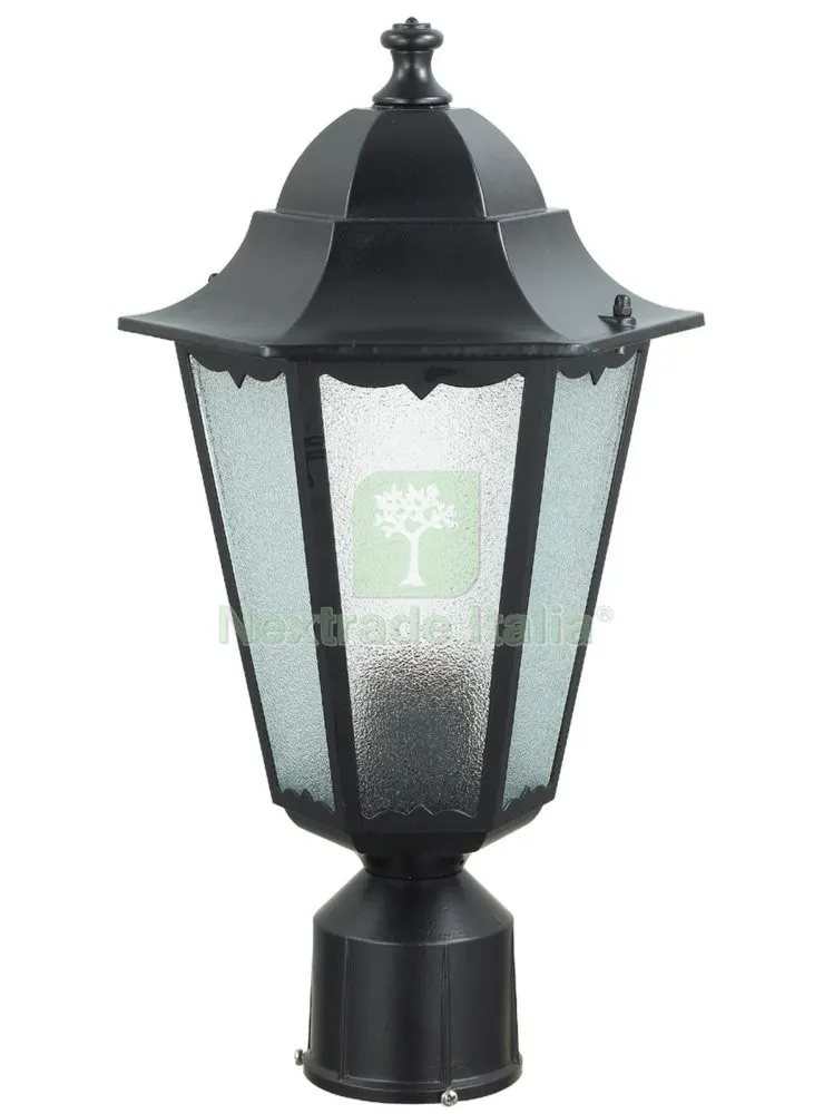 6PZ Lanterna Berlino 'grande' per Palo Nera — Illuminazione — rif. FERX.40947 6PZ Lanterna Berlino 'grande' per Palo Nera — Illuminazione — rif. FERX.40947