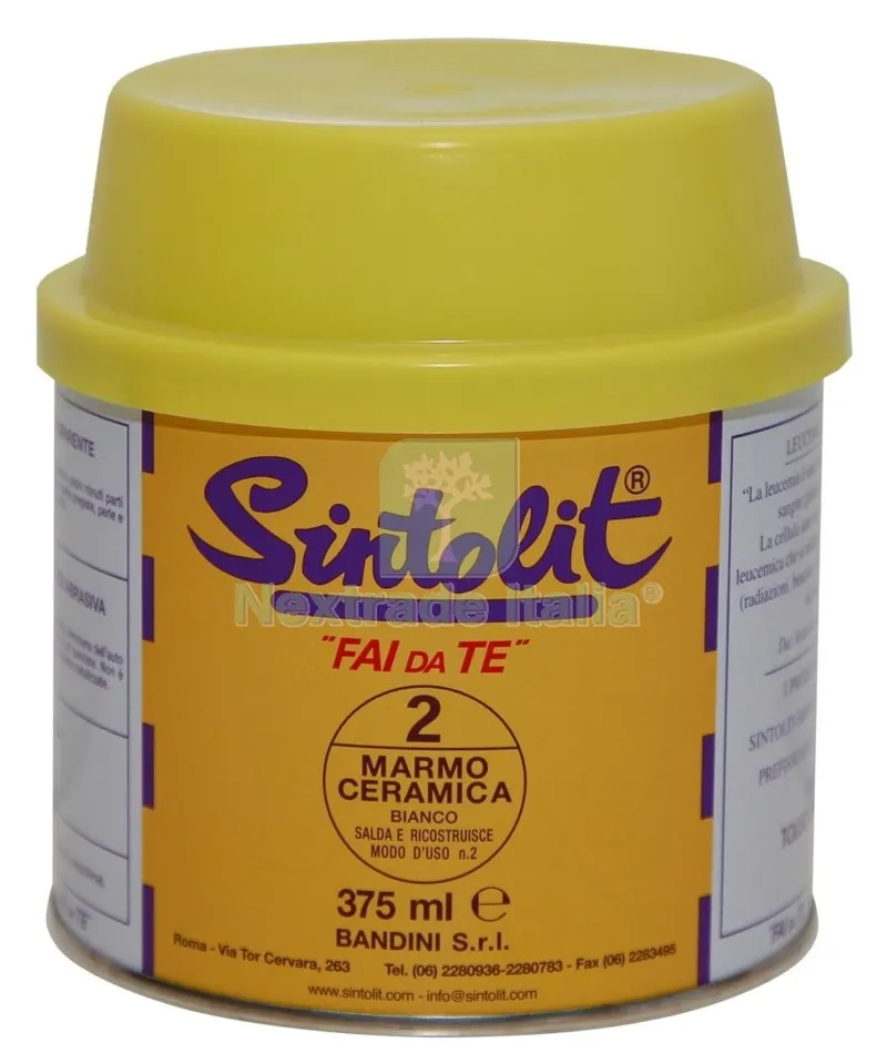 SINTOLIT MARMO VERTICALE BIANCO ML.375 — Stucchi e rasanti — rif. FERX.41000