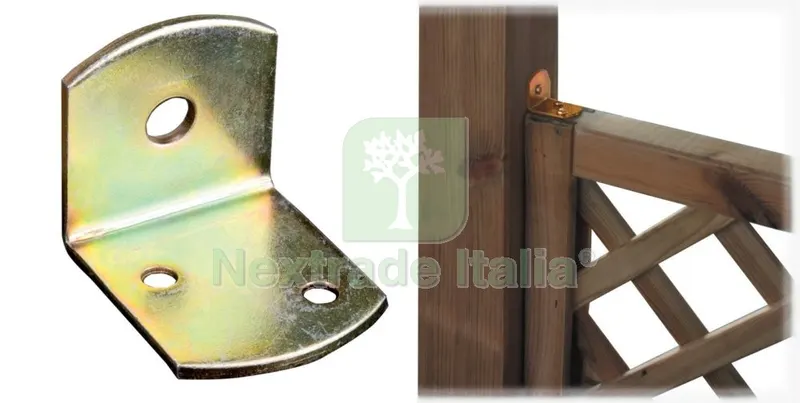 50PZ Piastra Angolare in Acciaio Tropicalizzato MM 30X30X36 — Casalinghi e organizzazione — rif. FERX.4108 50PZ Piastra Angolare in Acciaio Tropicalizzato MM 30X30X36 — Casalinghi e organizzazione — rif. FERX.4108