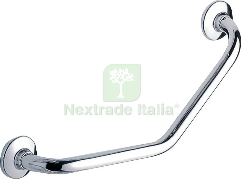 Maniglione da Bagno Cromato CM.40 a 45° Gradi — Maniglie e pomelli — rif. FERX.41090