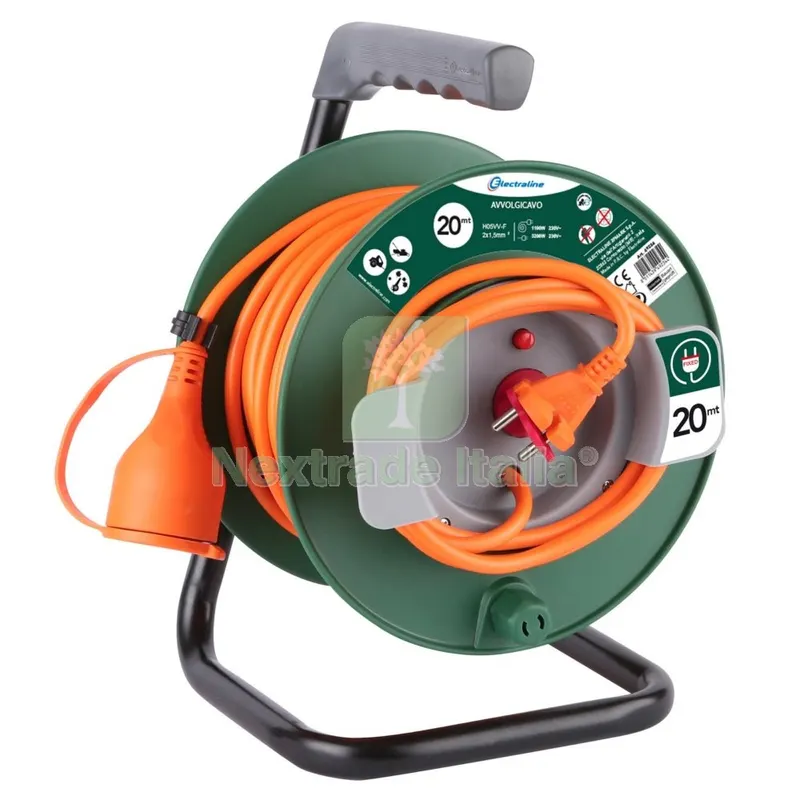 AVVOLGICAVO X RASAERBA ML.20 SEZIONE FILO 2X1,5 — Attrezzi da giardino a motore — rif. FERX.41260 AVVOLGICAVO X RASAERBA ML.20 SEZIONE FILO 2X1,5 — Attrezzi da giardino a motore — rif. FERX.41260