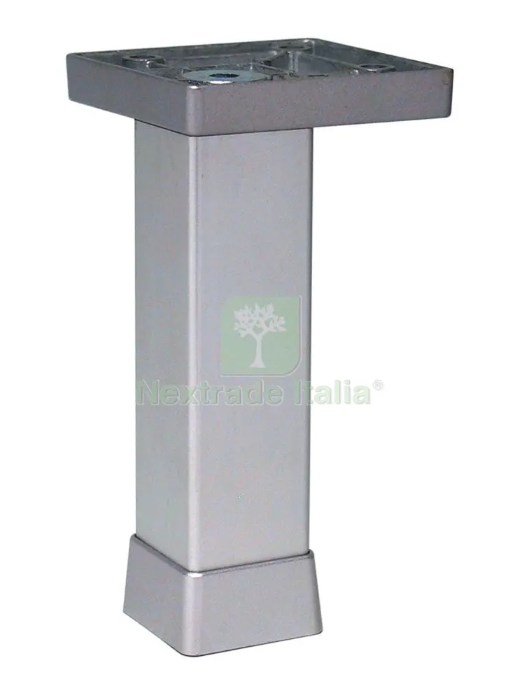 12PZ PIEDINO ALLUMINIO ARGENTO CM.15 ART. P0702-Z — Accessori bagno — rif. FERX.41311 12PZ PIEDINO ALLUMINIO ARGENTO CM.15 ART. P0702-Z — Accessori bagno — rif. FERX.41311