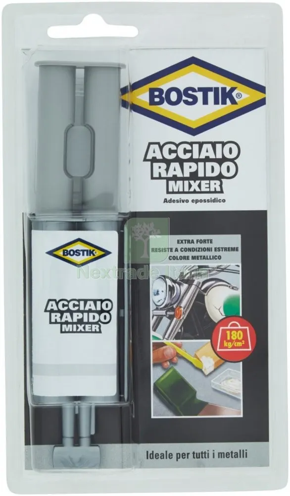 12PZ BOSTIK ACCIAIO RAPIDO MIXER 24 ML — Adesivi e sigillanti — rif. FERX.41505 12PZ BOSTIK ACCIAIO RAPIDO MIXER 24 ML — Adesivi e sigillanti — rif. FERX.41505