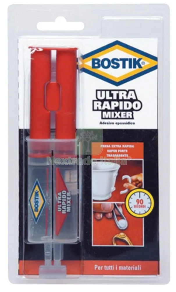 6PZ BOSTIK ULTRARAPIDO MIXER 24ML — Adesivi e sigillanti — rif. FERX.41525