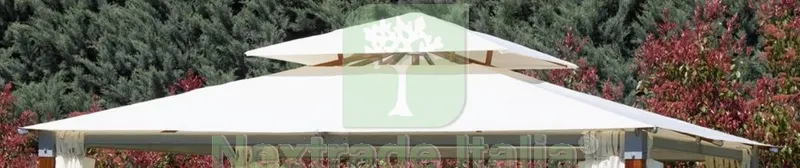 TOP Copertura x Gazebo TOP ALU Ecru' MT 3X4 — Gazebo e strutture giardino — rif. FERX.41588