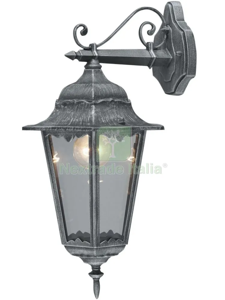 6PZ Lanterna Irlanda W100 con Braccio Grigio Ghisa — Illuminazione — rif. FERX.41604