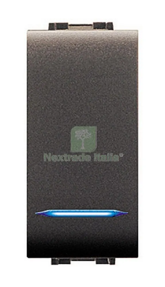 12PZ LIFE ART. 4018 PULSANTE UNIPOLARE ILLUMINABILE NERO — Utensili muratura — rif. FERX.41661 12PZ LIFE ART. 4018 PULSANTE UNIPOLARE ILLUMINABILE NERO — Utensili muratura — rif. FERX.41661