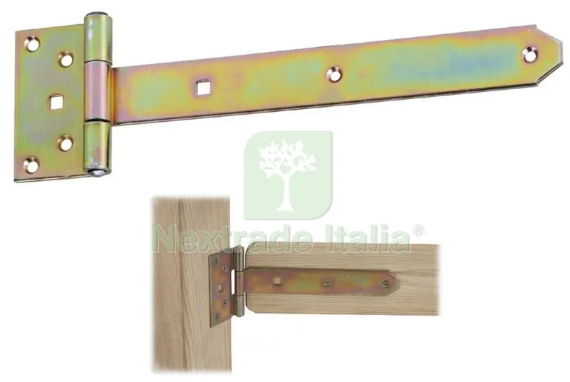 4PZ Cerniera Bandellaacciaio Tropicalizzato ART. 740 33X300 MM — Cerniere e cardini — rif. FERX.4171