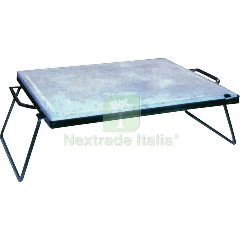 Pietra Ollare con Telaio e Gambe Richiudibili 30X40 CM — Tempo libero outdoor — rif. FERX.41740