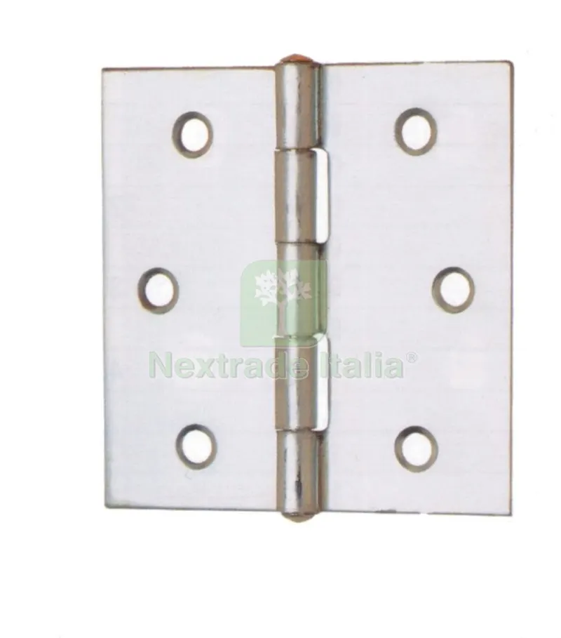 24PZ Cerniera Quadra Perno Fisso Acciaio Zincato MM. 50 — Cerniere e cardini — rif. FERX.41816 24PZ Cerniera Quadra Perno Fisso Acciaio Zincato MM. 50 — Cerniere e cardini — rif. FERX.41816