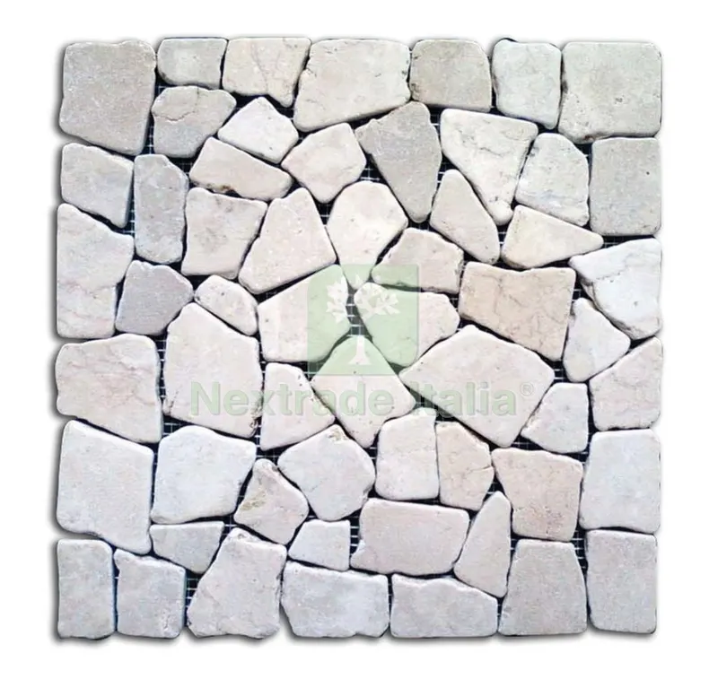 11PZ Mosaico in Pietra Naturale CM.30X30 Bianco — Isolanti e reti — rif. FERX.41841 11PZ Mosaico in Pietra Naturale CM.30X30 Bianco — Isolanti e reti — rif. FERX.41841