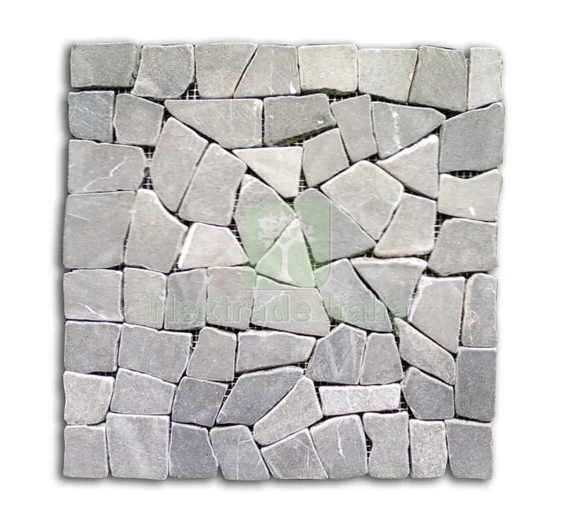 11PZ Mosaico in Pietra Naturale CM.30X30 Grigio — Cemento, malte e collanti edili — rif. FERX.41848