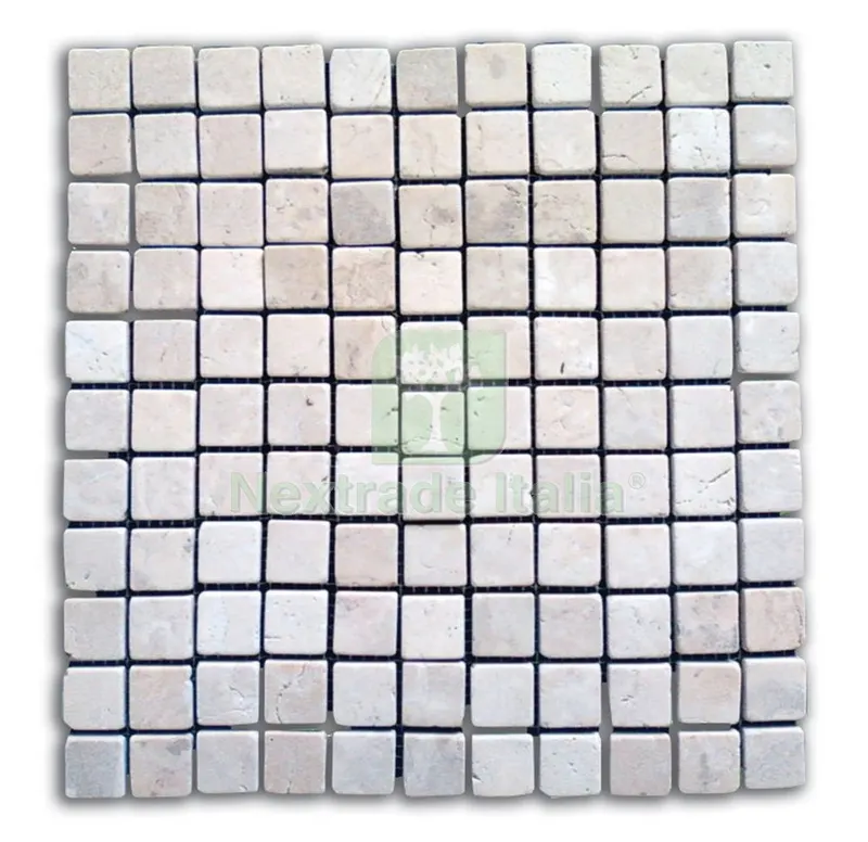 11PZ Mosaico in Pietra Naturale CM.30X30 Avorio — Isolanti e reti — rif. FERX.41922 11PZ Mosaico in Pietra Naturale CM.30X30 Avorio — Isolanti e reti — rif. FERX.41922