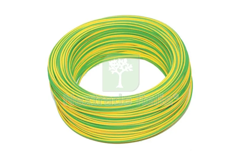 100MT CAVO ELETTRICO UNIPOLARE SEZIONE 2,5 GIALLO-VERD — Cavi e fili — rif. FERX.41959 100MT CAVO ELETTRICO UNIPOLARE SEZIONE 2,5 GIALLO-VERD — Cavi e fili — rif. FERX.41959