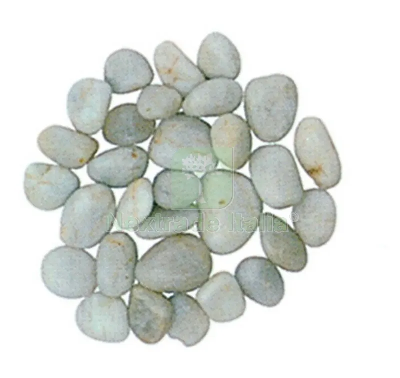 Ciottoli Levigati Bianco (confezione 5 KG.) — Utensili muratura — rif. FERX.42056