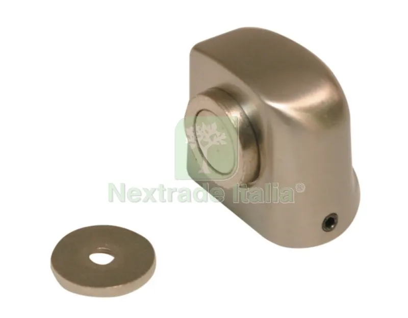12PZ PINCO FERMAPORTA MAGNETICO MARRONE COD.06107 — Ferramenta porte e finestre — rif. FERX.4211